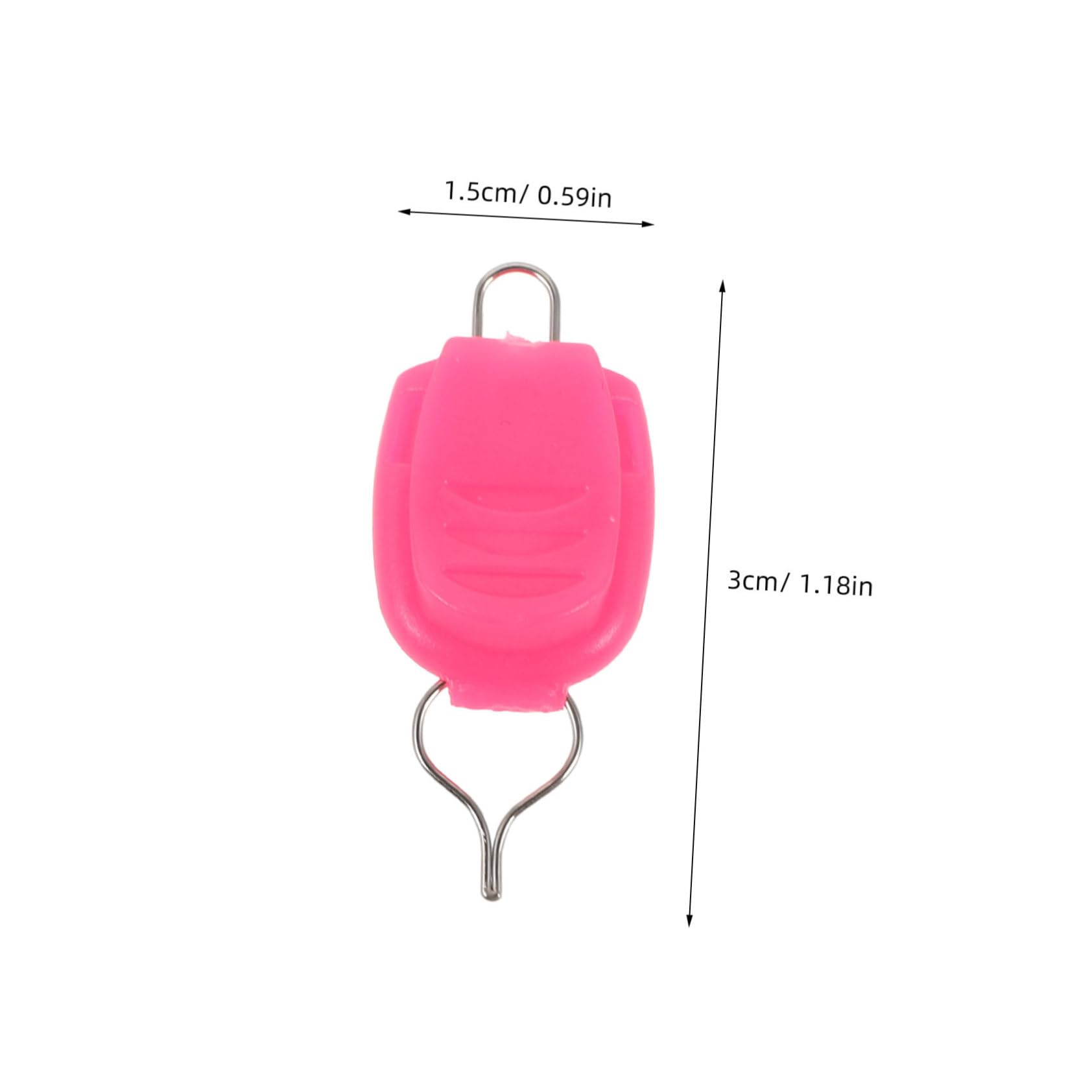 FAVOMOTO 20Pcs Fishing Line Stopper Clips Portable Baitcaster Accessory Durable Fishing Line Holder Multiple Colors