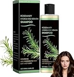 Rosemary Shampoo for Hair Thickening and Growth, ﻿Rosemary Hair Growth Serum Shampoo, Hydrolyzed Keratin Shampoos For Strengthening And Repair,Volumizing For Fine Or Thin Hair (1PCS)