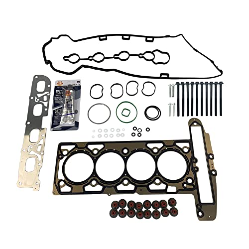 Image of Partsflow Head Gasket Bolts Set For 2010 BUICK ALLURE For 2010-2013 BUICK LACROSSE For 2012-2013 BUICK LACROSSE For 2011-2013 BUICK REGAL For 2013 CHEVROLET MALIBU For 2010-2013 GMC TERRAIN 2.4L