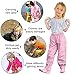 6-7 Year Unisex rain Pants Children, rain Pants Women Waterproof and Windproof, Breathable mud Pants, rain Trousers Over Pants for Girls Boys 122
