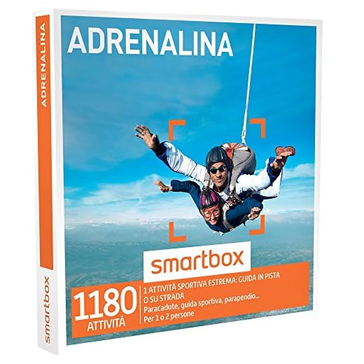 smartbox - Cofanetto Regalo - ADRENALINA - 1180 esperienze adrenaliniche