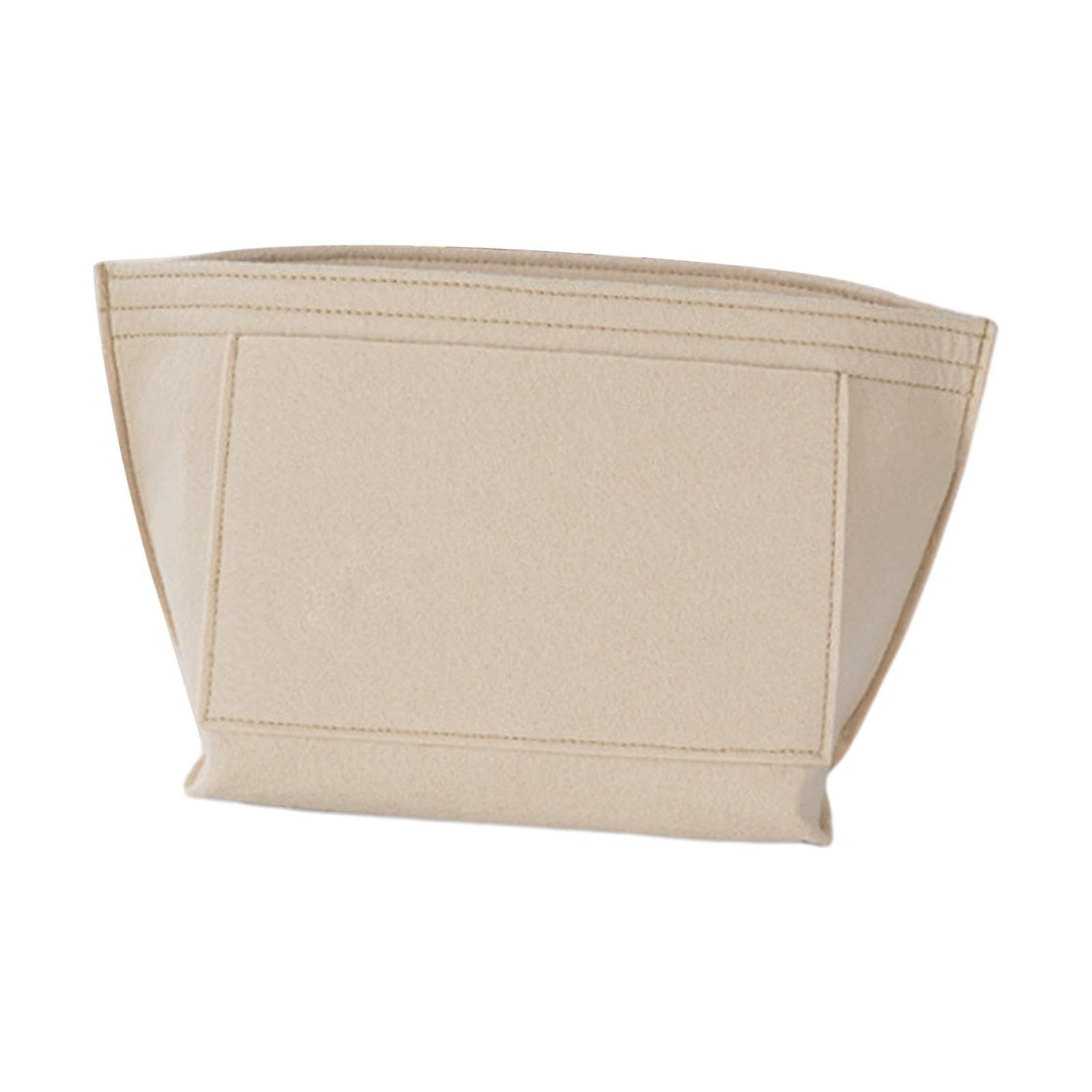 AUYXSSZ Comfortably Store All Small Items With Purse Organizer Insert Shopping Beach And Social Events Changing Wallets In Seconds Without Having To, Khaki, 21.5x13.5x18cm