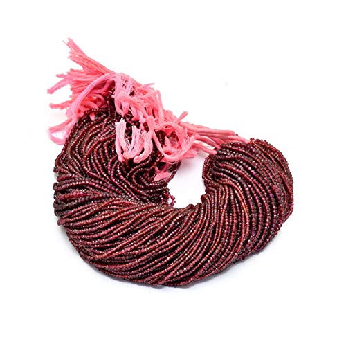 Collier et bracelet en perles Grenat naturel lâche de 3mm à 4mm