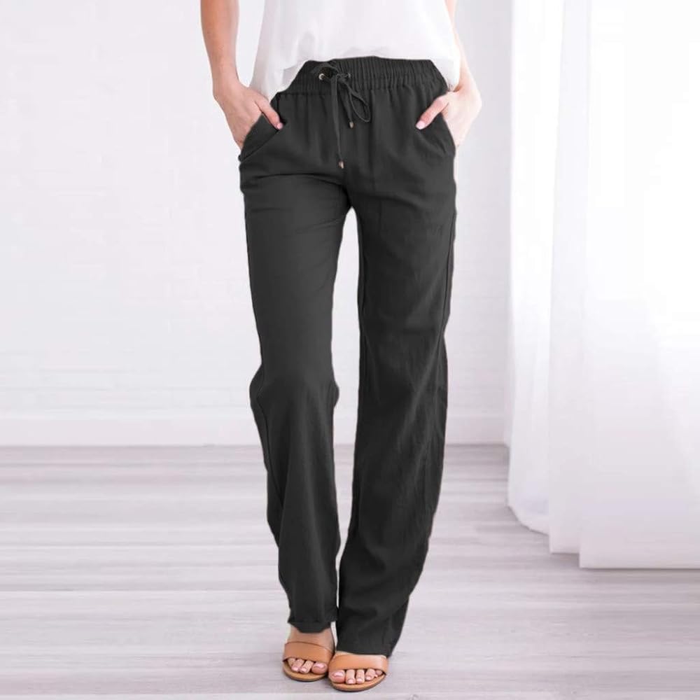 【送料&関税込】Khaite Trenton Drawstring Relaxed-fit Pants Tie Elastic Waist Drawstring Solid Baggy Flowy Relaxed-Fit