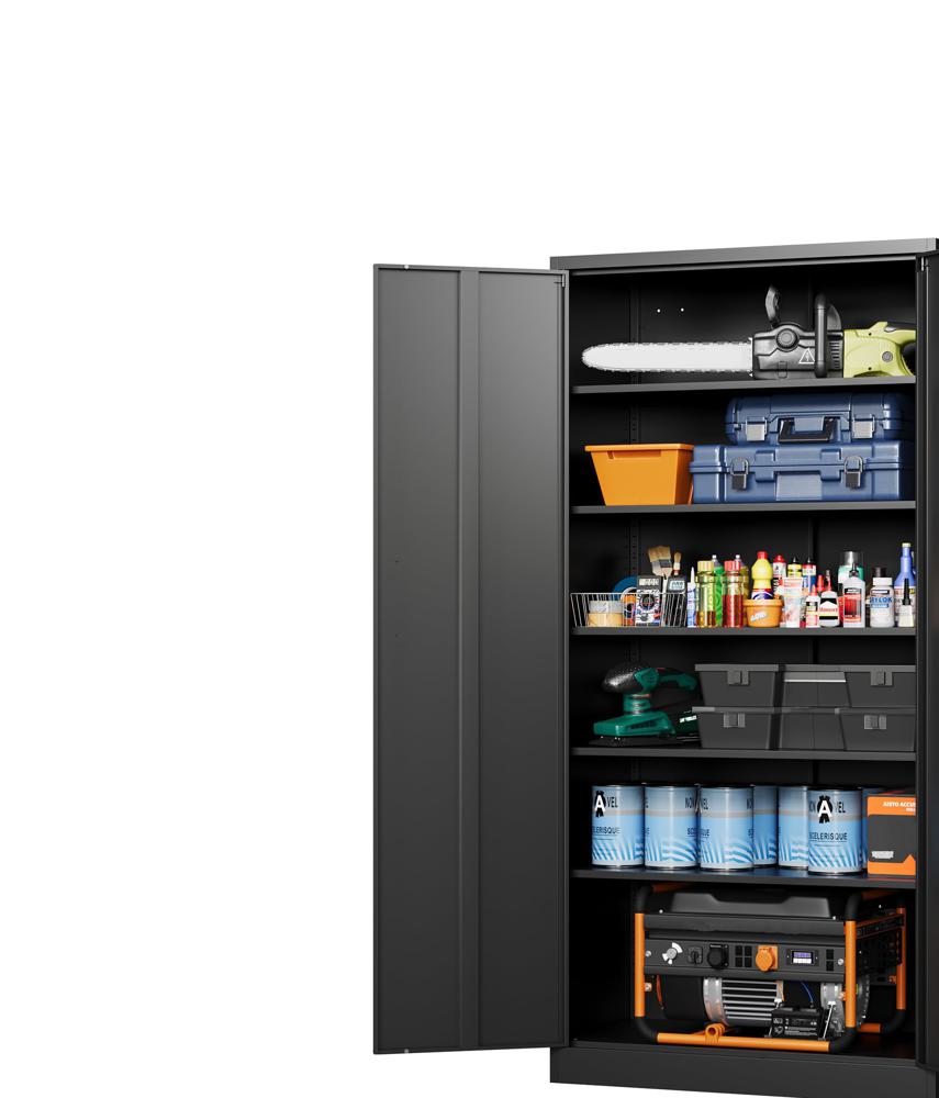 Amazon.com: Letaya Metal Garage Storage Cabinets with Lock-72 Tall