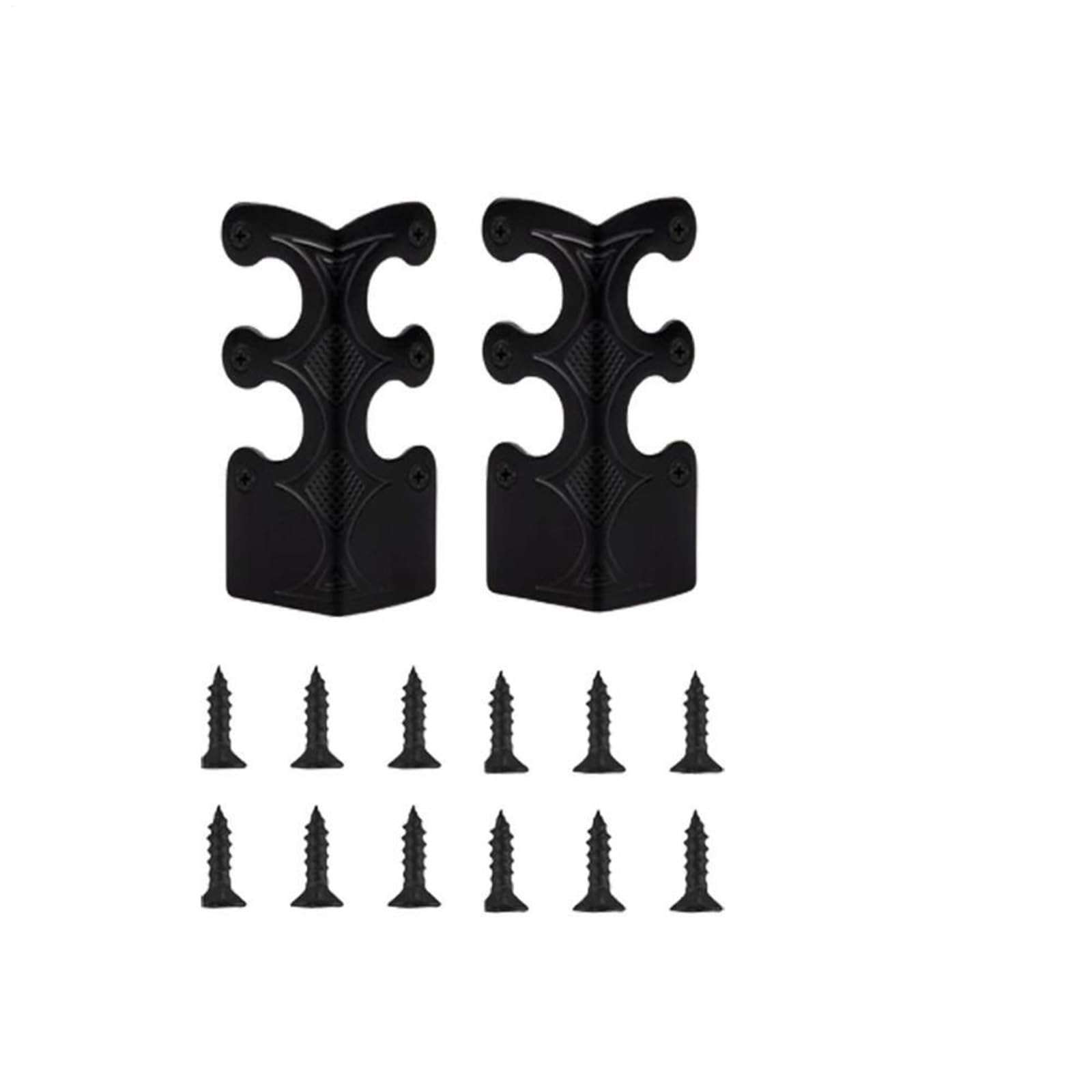 Lqrctry Black Metal Corner Protector