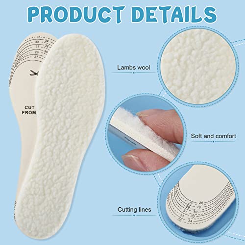 Plantillas de lana para niños Tarpop 2 pares beige talla 23 x 8 cm miniatura 4