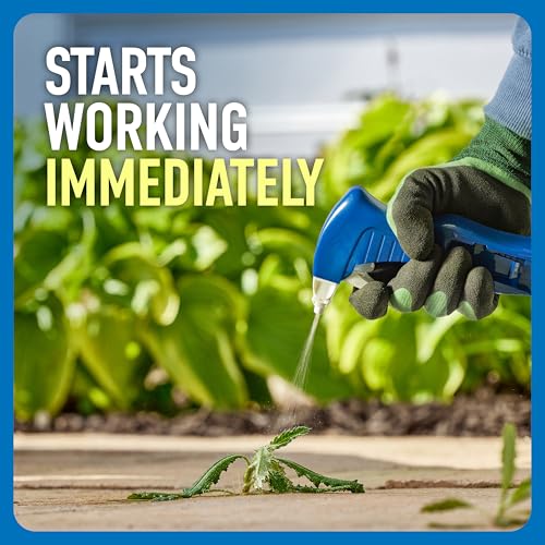 Image of Roundup Weed and Grass Killer4 with Trigger Sprayer, Use in and Around Flower Beds, Trees, and Driveways, 1 gal.
