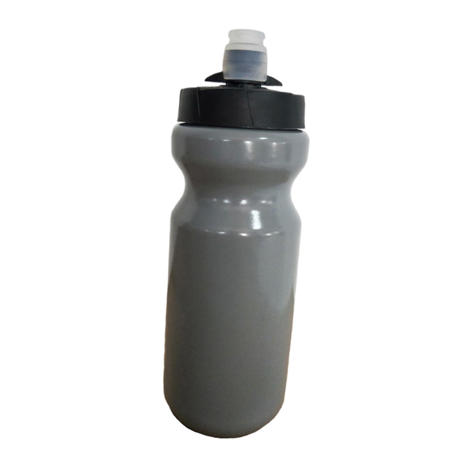 Squeeze Sports Water Bottle Portable Water Cup for Baseball Workout Football Gray-image-28