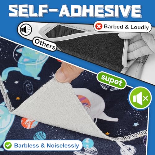 Image of Supet Cat Grooming Wrap for Cutting Nails, 2026 Self-Adherent Cat Wrap, Anti-Escape Calming Cat Swaddle Wrap for Medicine, Nail Clipping, Teeth Brushing, Ear Cleaning (Space, L)