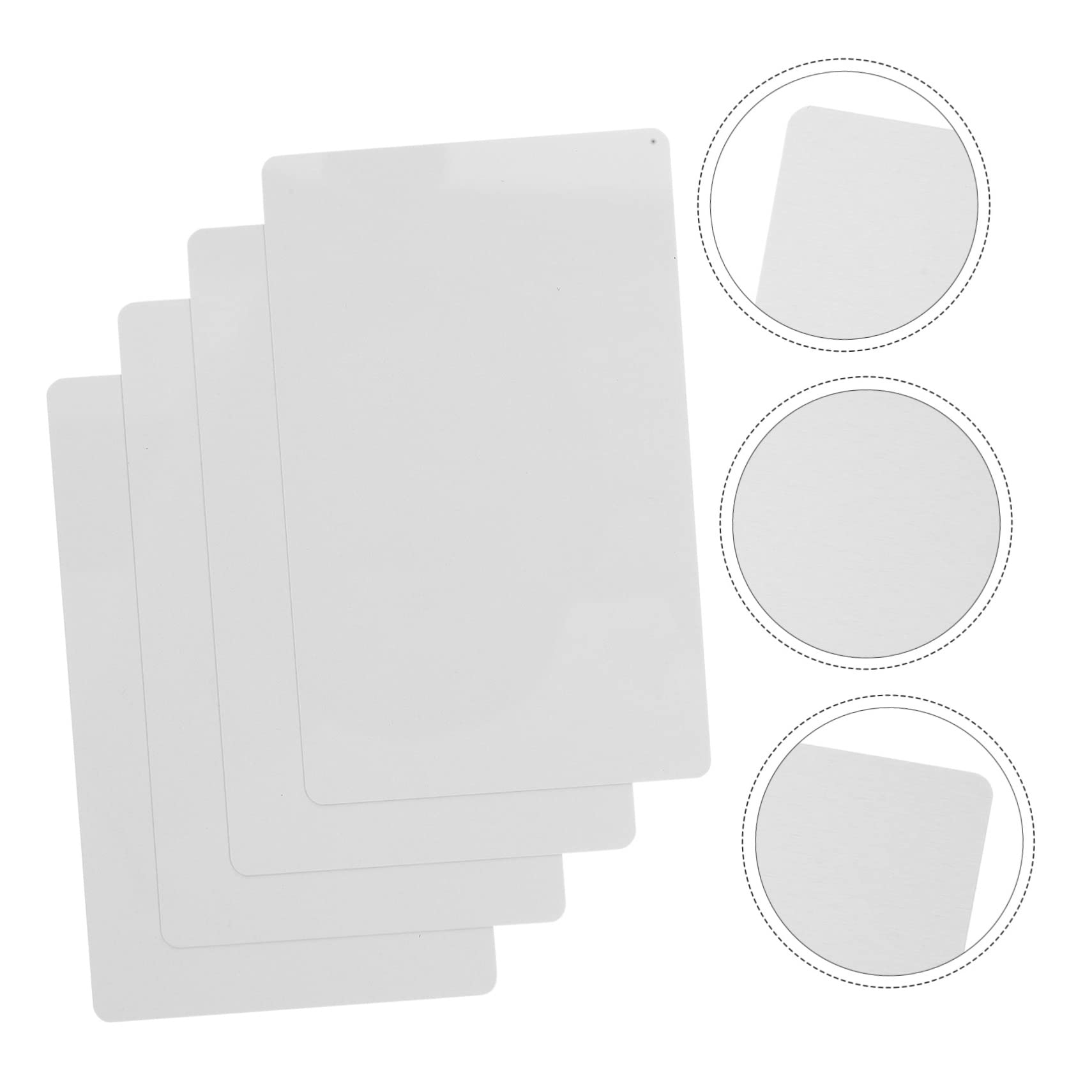 100 Tarjetas de para Sublimación, Grabado y Personalización, Tamaño 3.4X2.1 Pulgadas, Superficie Lisa y Doble Cara, Adecuado para Tarjetas de Presentación DIY