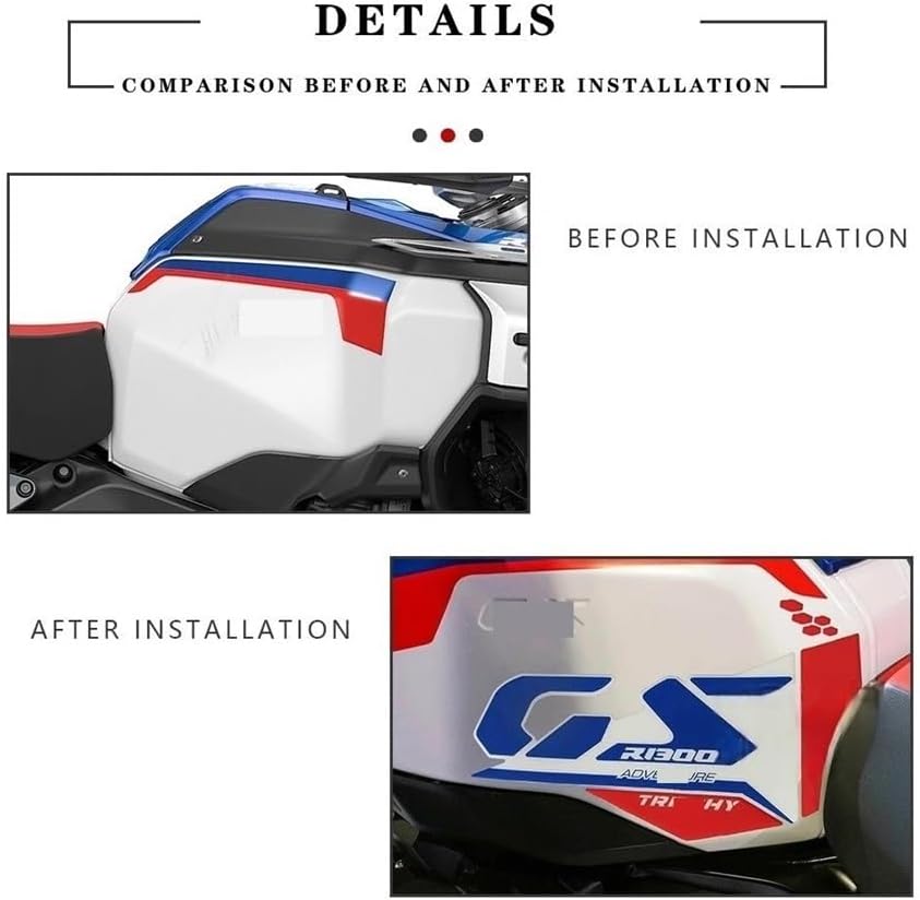 Tank Traction Pad for R1300 GS for Adventure 2025 for R1300GSA Motorcycle Sticker Protection Side Tank Pad Decal