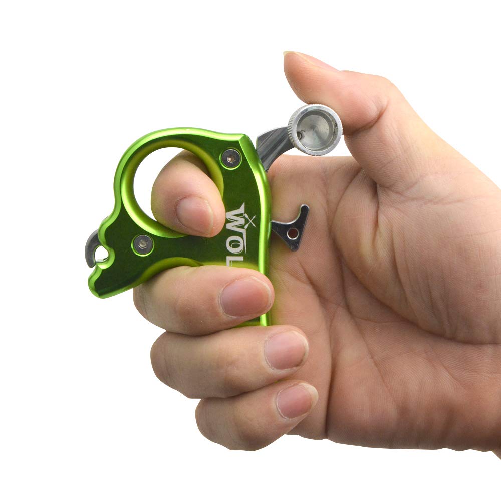 Rilascio Per Arco Compound A 3 Dita - Lega Alluminio - Per Caccia E Tiro Con Arco - 100-120 Libbre - Foto 6