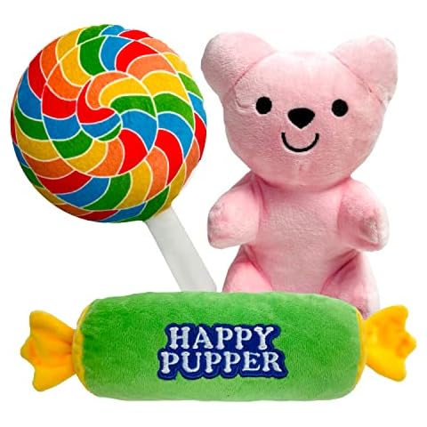 TONBO Cute Sweet Plush Dog Toys (Sugar Rush Combo) Cover