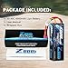 Zeee 11.1V Lipo Battery 3S 80C 6000mAh Hard Case Battery with Deans T Connector Plug for RC 1/8 1/10 Scale Vehicles Car Trucks Boats