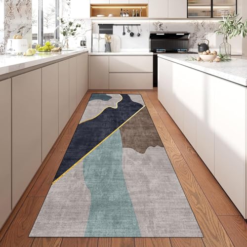 Felpudos alfombra anticaídas con base TPR suelo antideslizante 60x160 anti manchas cocina 4