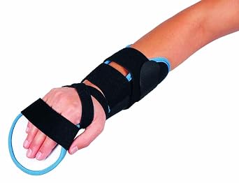 NEXELLOhand Resting Hand Splint, Functional Hand Brace, Wrist & Finger Night Immobilizer, Hand Support for Tendinitis, Arthritis, Carpal Tunnel Syndrome, Stroke Hand Large