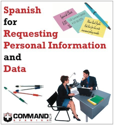 Spanish for Requesting Personal Information and Data (English and ...