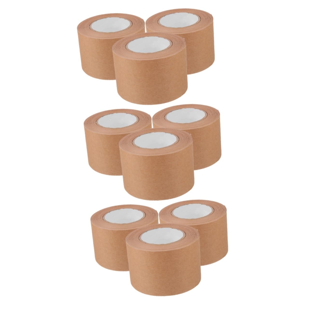DOITOOL 3 Set Nastro Adesivo Kraft Adesivo Resistente Per Spedizioni Per Cartoni E Scatole 3 * 3