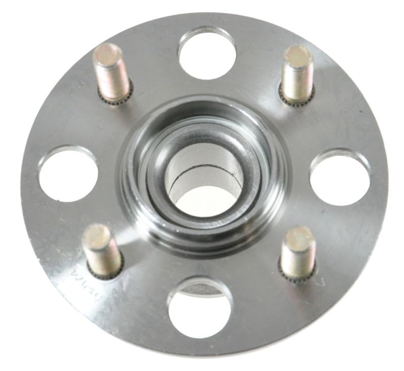 Image of TRQ Rear Left and Right Wheel Bearing and Hub Assembly Set 2 Piece Compatible with 01-03 Honda Civic GX 01-03 Civic DX HX LX 2003 Hybrid 04-05 LX Without ABS