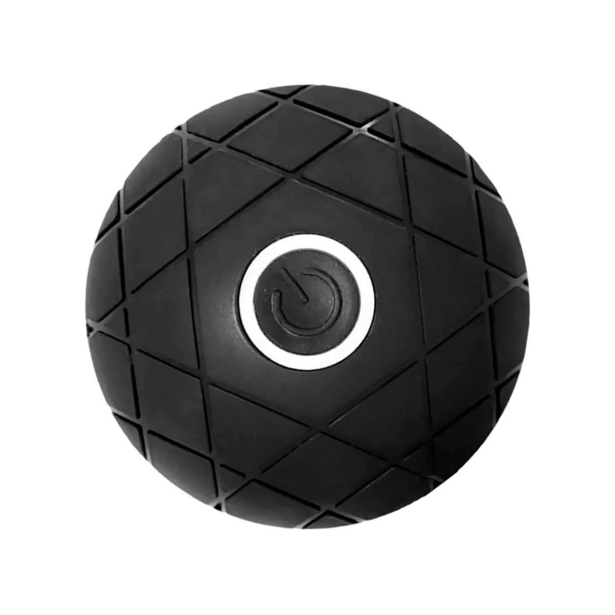 PLAFOPE Bola de Masaje Vibratoria Eléctrica Masajeador Portátil para Espalda Piernas y Pies Alivio de Tensiones y Puntos Gatillo Bola de Yoga Negra
