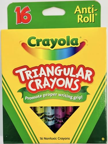 Triangular Anti-roll Crayons