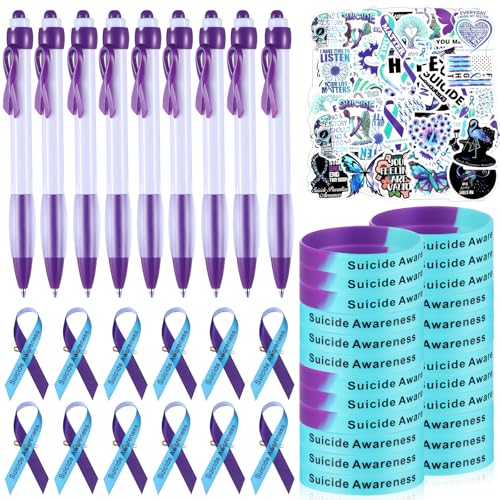 Bracelets de sensibilisation violet pour exprimer votre solidarité et soutenir la recherche