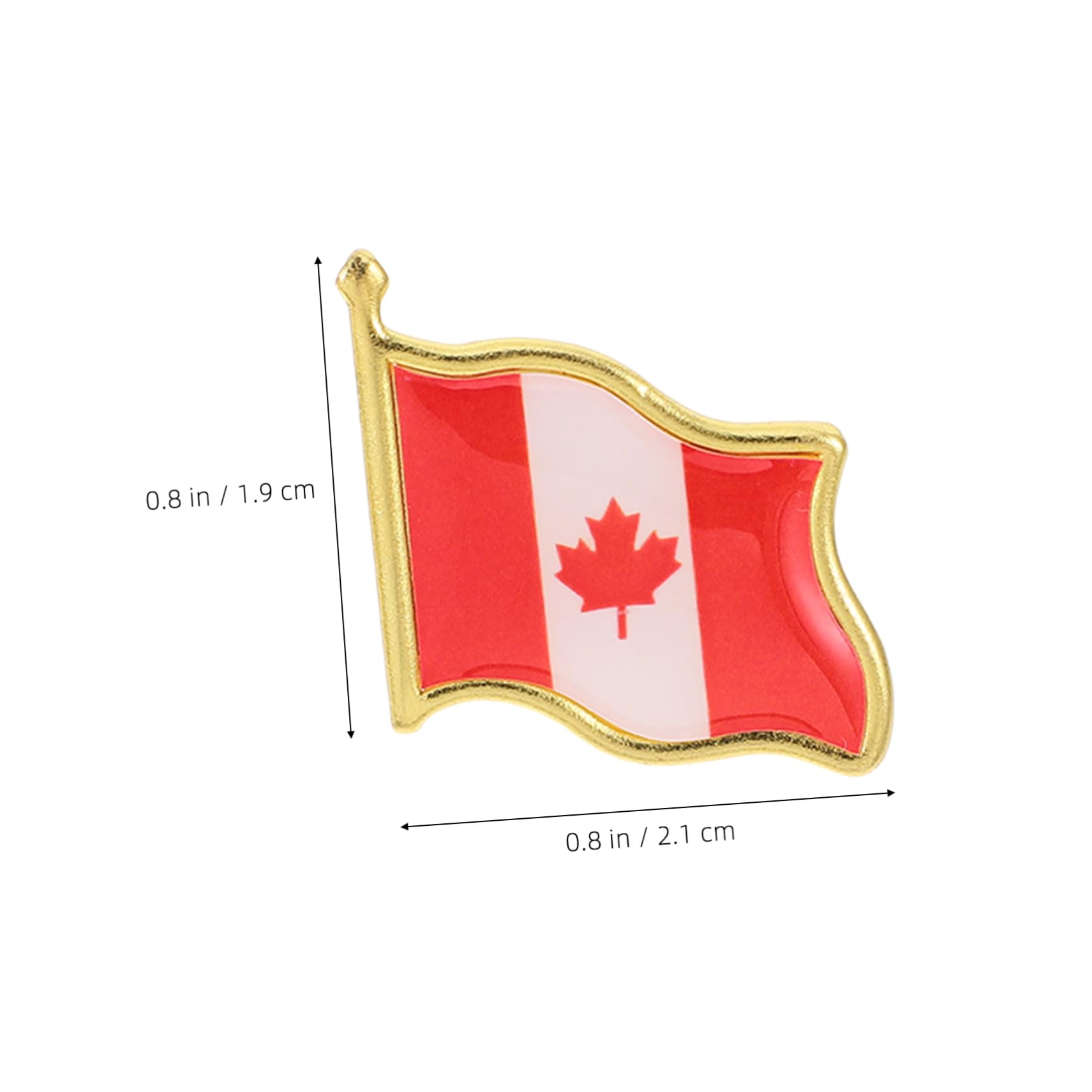 Beavorty 100 Pezzi Spille Canada Spille Decorative per Giacca Fermagli per Sciarpa Antiscivolo Accessori Unisex Robuste e Riutilizzabili