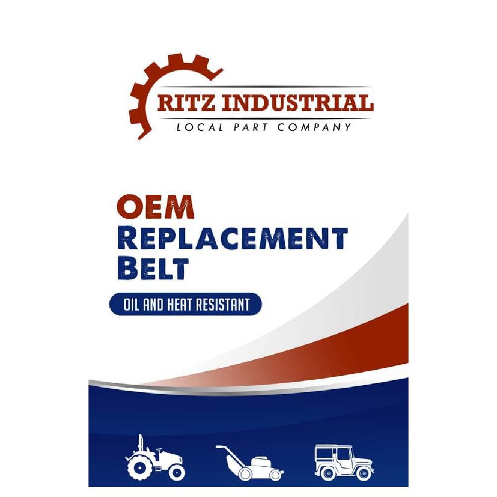 Correa en V doble de repuesto OEM compatible con John Deere LVU21853, longitud 117 1/4 pulgadas, ancho 5/8 pulgadas