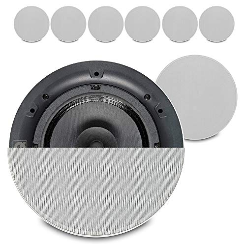 Q Acoustics Qi65CB 6.5�C���` �v���t�F�b�V���i�� �z�[�� �C���X�g�[�� �V��X�s�[�J�[ (x8)