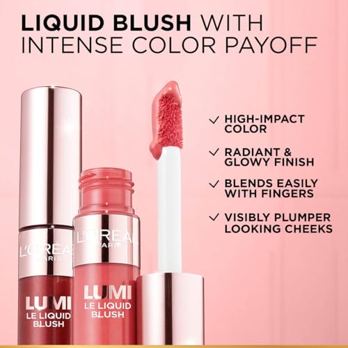 Image of L'Oreal Paris Lumi Le Liquid Glowy Blush, 635 Worth It Medium