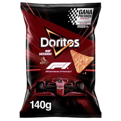 Doritos Rib Session, Nachos con sabor a barbacoa, 140 gramos