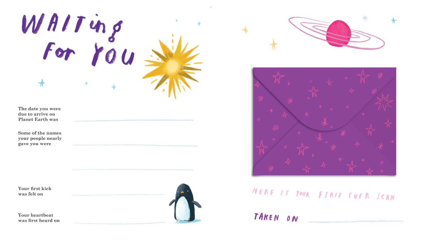 Your Life On Earth: A baby memory book from the creator of the bestselling Here We Are – the perfect keepsake and gift for new parents to record their infant’s first-year milestones