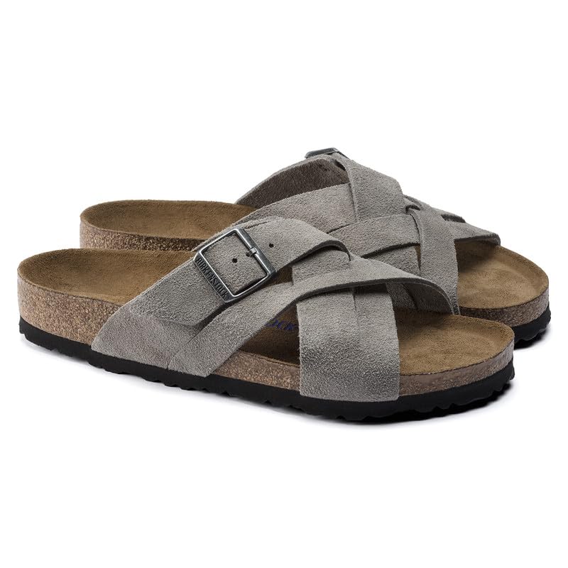 Image of Birkenstock Lugano Soft Footbed Suede Sandals