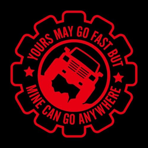 四駆 オフロード アウトドア ステッカー ギア OFF ROAD jeep ジープ ジムニー jymny カッコイイ 車 自動車 エンブレム シール デカール アクセサリー ブランド アウトドア グッズ 雑貨 おもしろ かっこいい おしゃれ_978 (レッ