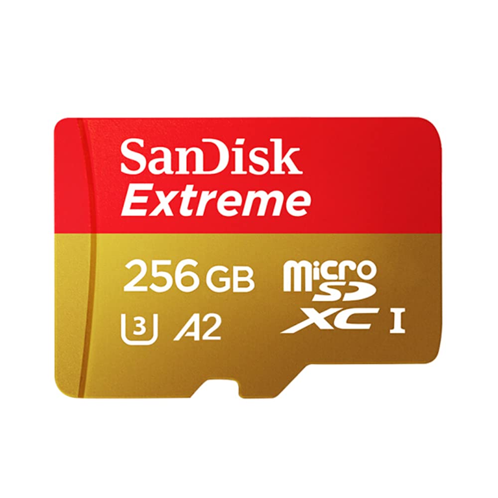 Pepisky SDSQXA1-256G-ZN6MA Extreme MicroSD Card 256GB TF Card U3 V30 C10 4K A2 Memory Card 160MB/s Read 90MB/s Write