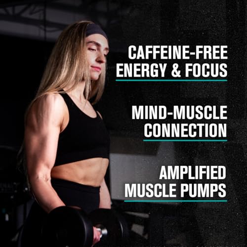Image of Jacked Factory Pumpsurge Max Stim Free Pre Workout - High-Performance Caffeine Free Pre Workout with L-Citrulline, N03-T Arginine Nitrate & Glutathione - 40 Servings, Cherry Limeade