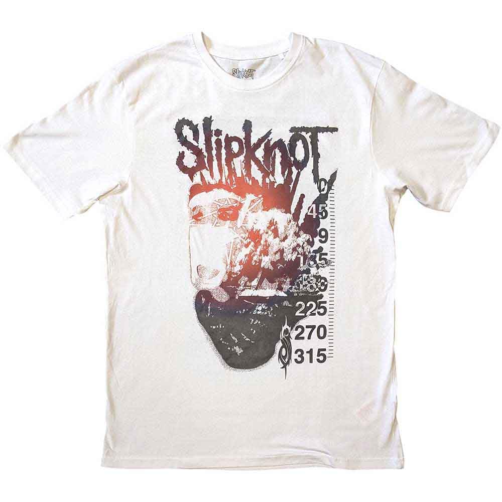 Rock Off Officially Licensed Products Men's White Slipknot T Shirt The End Band Logo Official Unisex S