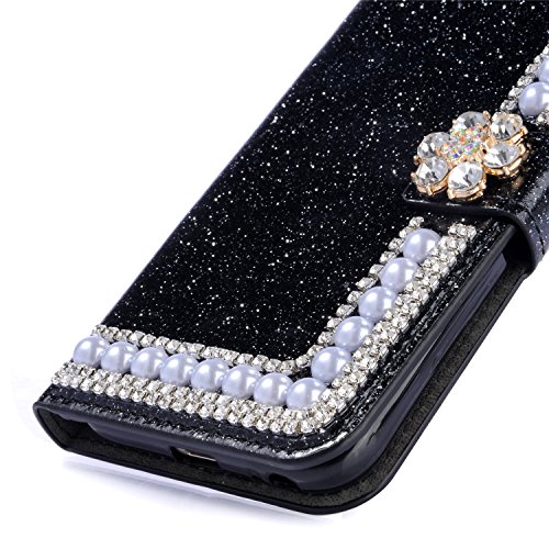 Xifanzi Glitter Brillantini Brillante Nero Case