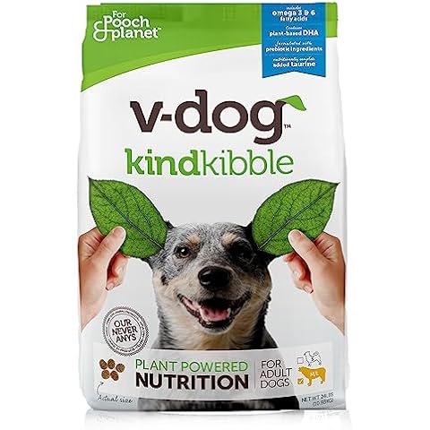 V-Dog Vegan Kibble Dry Dog Food, 24 LB Cover
