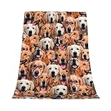 golden retriever nero allevamenti Materiale di alta qualità: tessuto di flanella ultra morbido da 280 g/m², traspirante e delicato sulla pelle. Design a doppia faccia con stampa di insetti ad acquerello su un lato, peluche da 220 g/m² sul retro. Nessuna perdita, pelucchi o odori.