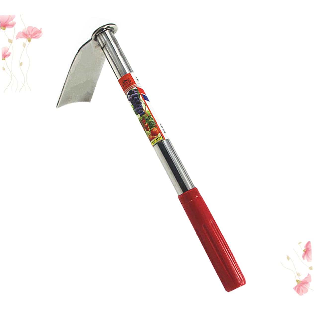 BESPORTBLE 3 Piezas Azada De Jardín a Mano Cultivador Cuchilla Herramientas Manuales De Jardinería Horca Pala Manejar Caña del Timón Azada De Mano Herramienta De Jardín Rastrillo Azadas Rojo