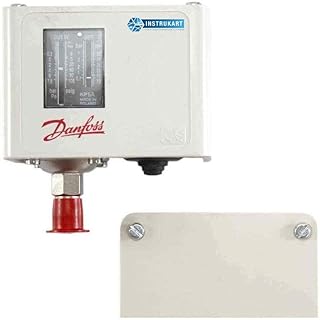 Pressure Switch (Range: 8 to 32 bar, Power Supply: AC- 3=16 A, 400 V, DC- 12 W, 220 V Connection size: 12 x 1.5, IP: IP30) for Steam Turbine, Steam Power Plant by Danfoss Model: KP 5A (Pack of 1)