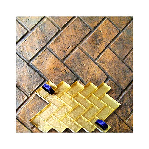 Polyurethane Mat Stamp PARQUETRY | Texturing Pattern Decorative Concrete Cement Imprint Texture Stamping
