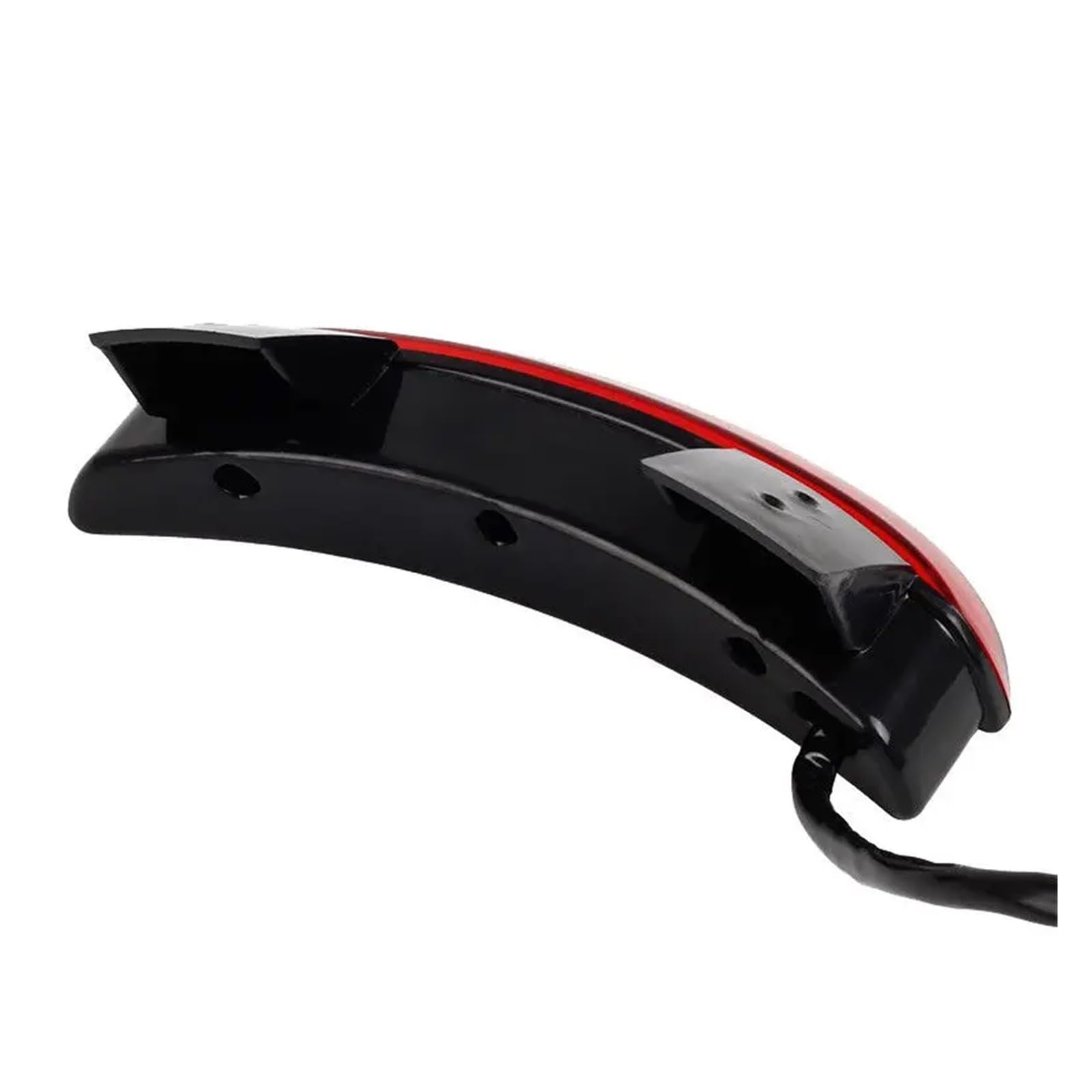 Moto Luz Trasera Freno de luz Trasera LED de Parada Trasera con Lente roja/ahumada para Motocicleta para Bobber Chopper