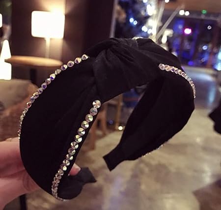 Amazon Cmfjsop シンプルな雰囲気の黒弓ヘッドバンドツイストノットヘアピン新しい韓国語 Cmfjsop スタイリング用品セット 通販