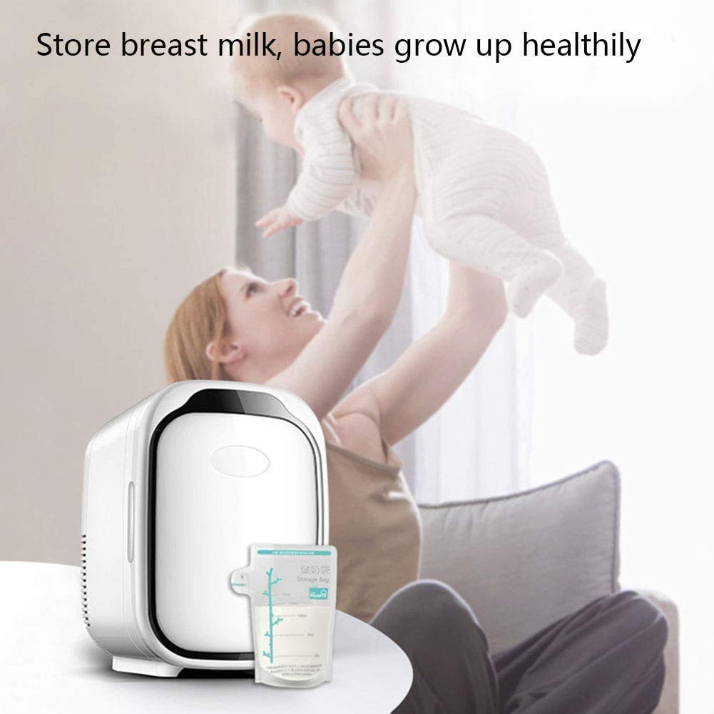 Mini Frigorifero Portatile da 6 Litri Frigorifero da Tavolo Frigorifero Elettrico Dispositivo di Raffreddamento Riscaldatore Compatto Compatibilità Alimentazione AC + DC