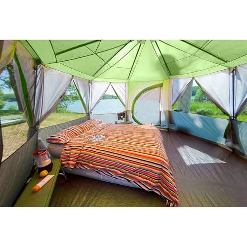 Coleman Cortes Tente chapiteau octogonale Vert – vue 5