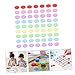 BESPORTBLE 300Pcs Colorful Bingo Chips Sturdy Gambling Markers for Game Night Parties Classroom Activities Random Color