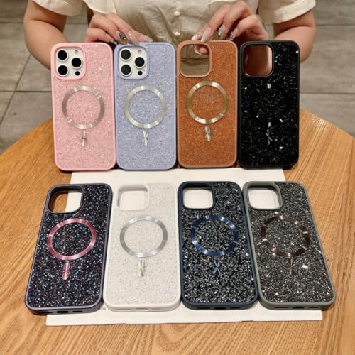 Coque anti choc strass iPhone 15 Pro Max compatible chargeur induction